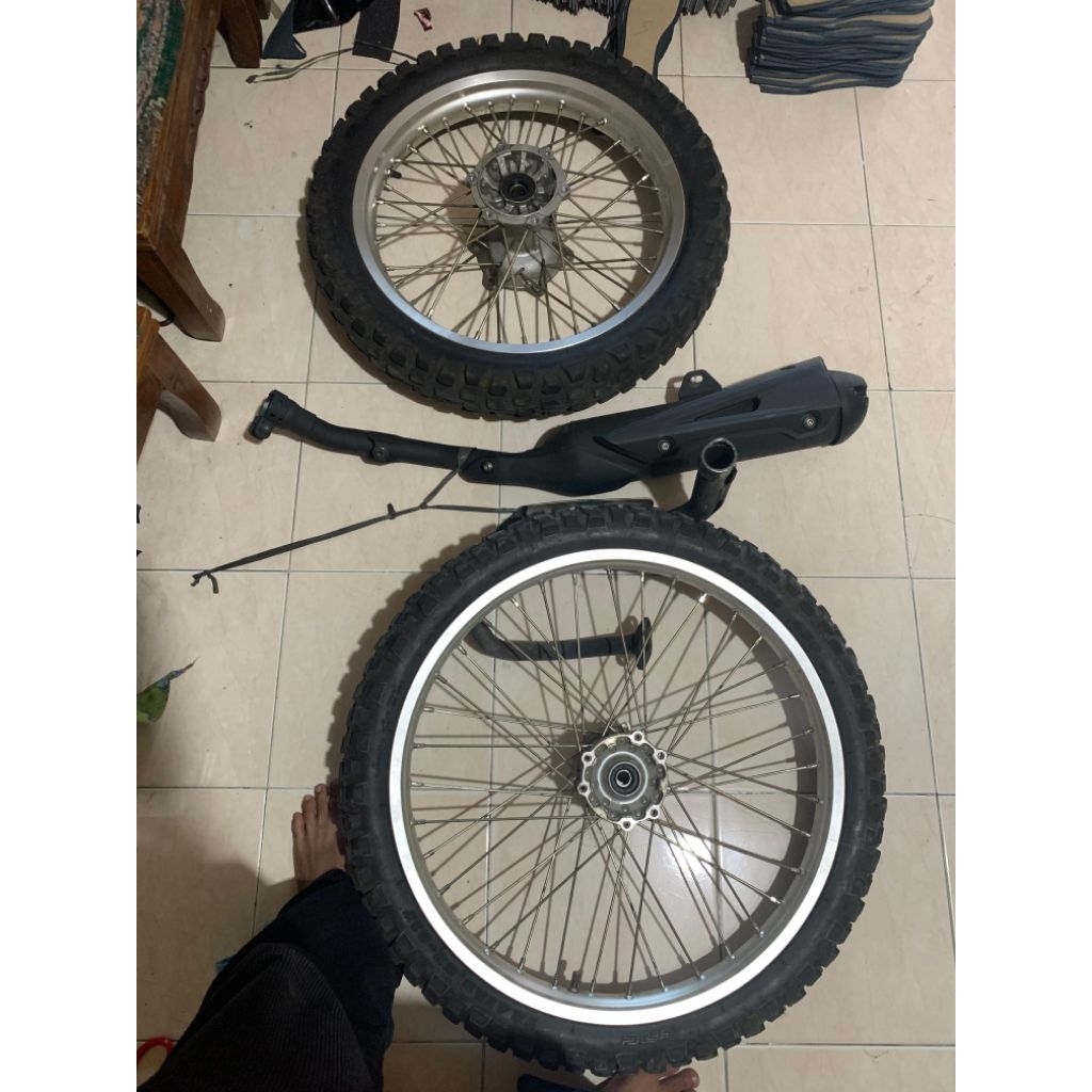 velk standar + knalpot standar yamaha WR155