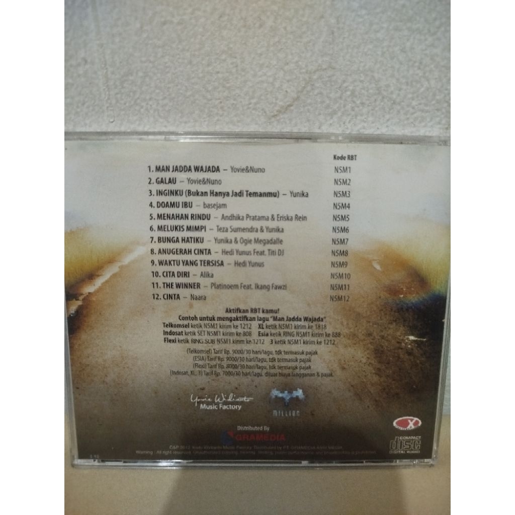CD OST Film Negeri 5 Menara Original 2012 (Yovie Widianto Yovie & Nuno) - Lab Imaji Preloved