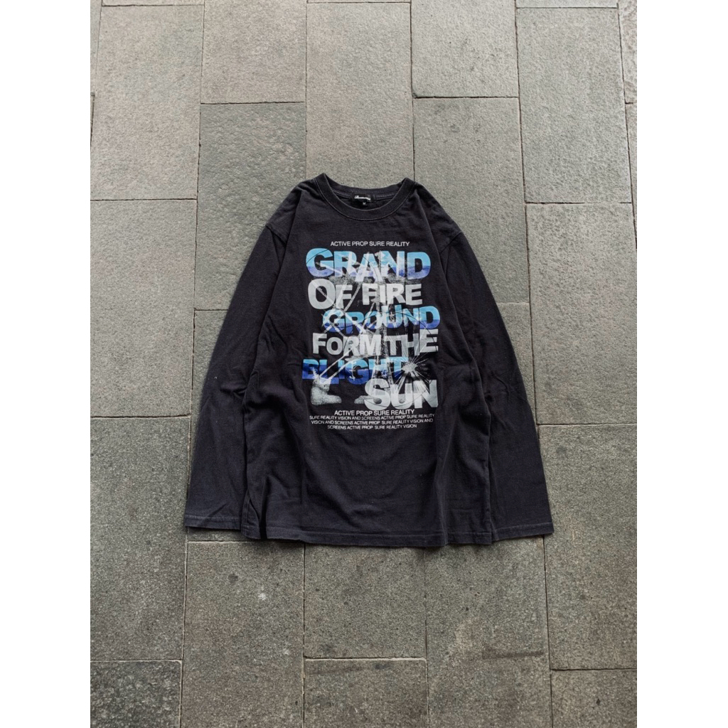 Beaumere Japanese poem style y2k long sleeve