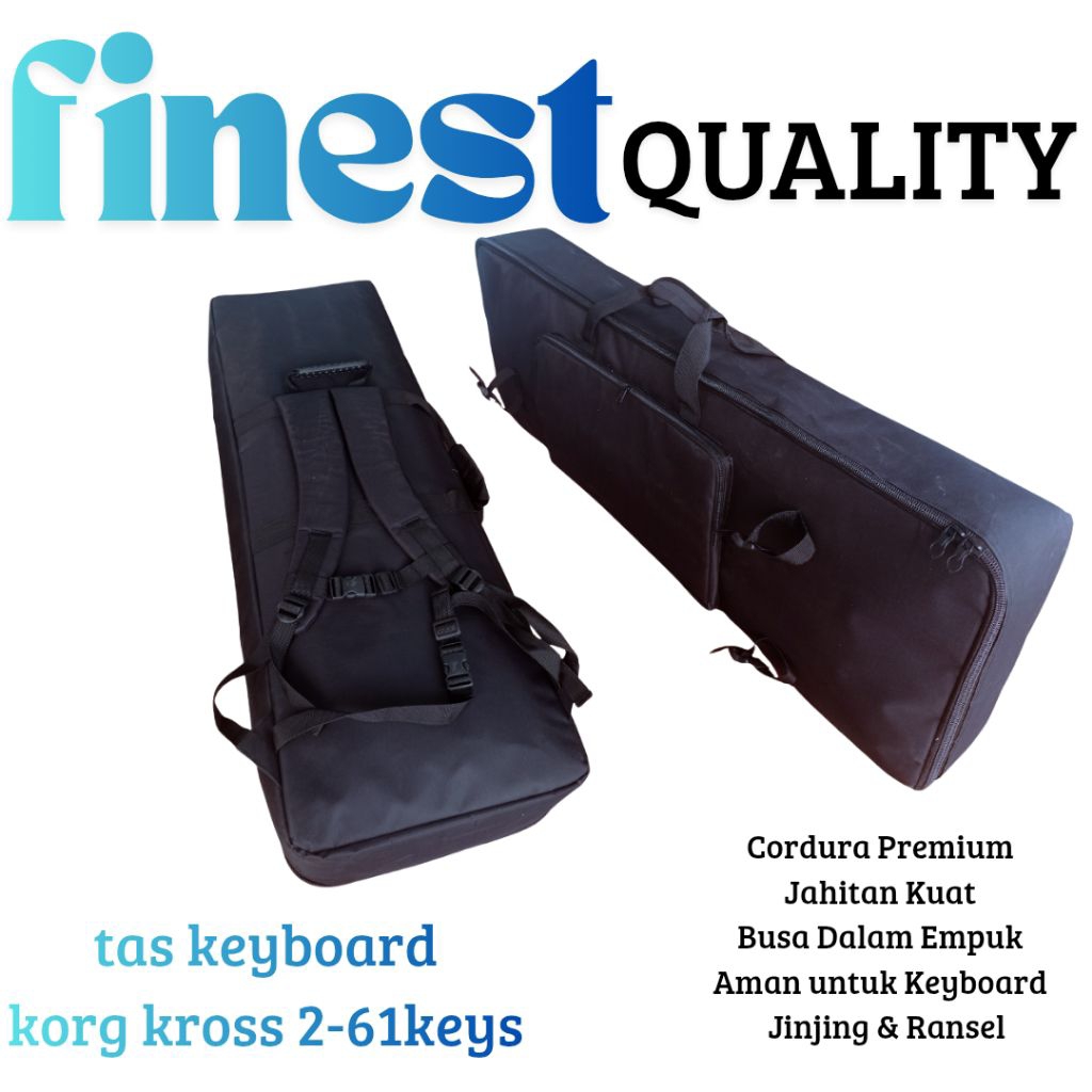 Marofaza 2 Tas Keyboard Korg Kross 2 61 Keys Gigbag Keyboard Softcase Keyboard Sarung Keyboard Bungk