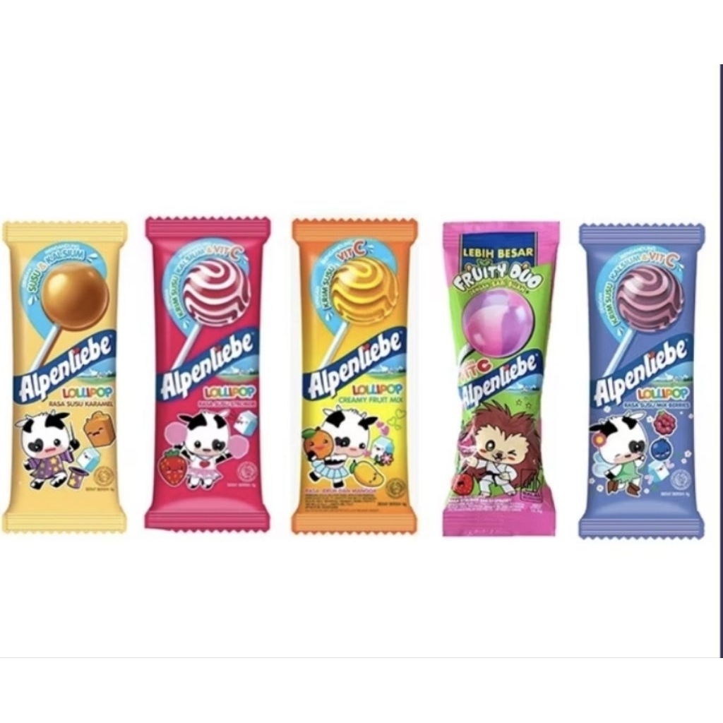 Alpenliebe Lolypop Per 12 pcs / Permen Lolipop Alpenliebe