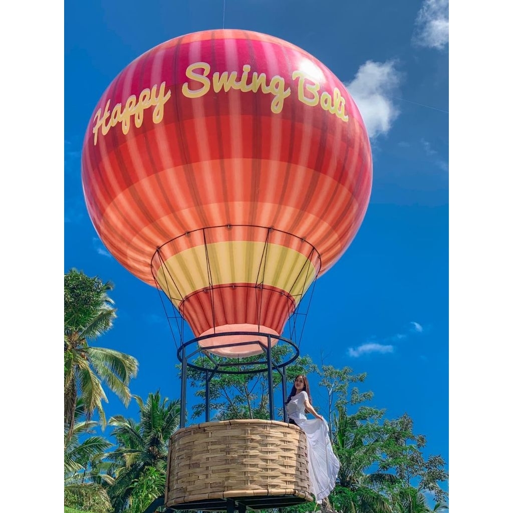 Balon Spot Foto | Balon Selfi Wisata | Balon Wisata Diameter 3, 4 dan 5 Meter - Termasuk Hand Blower