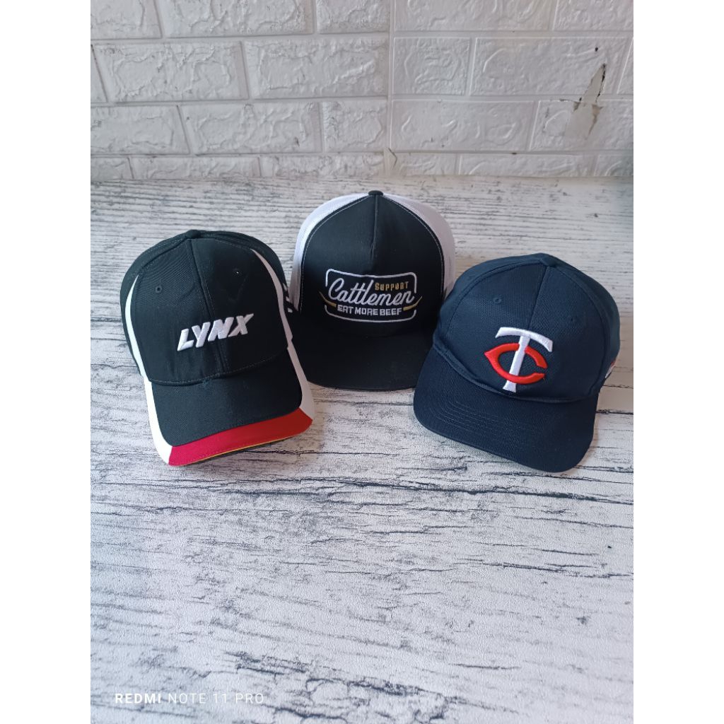 TOPI LYNX - YUPOONG - MLB (tiga pcs)