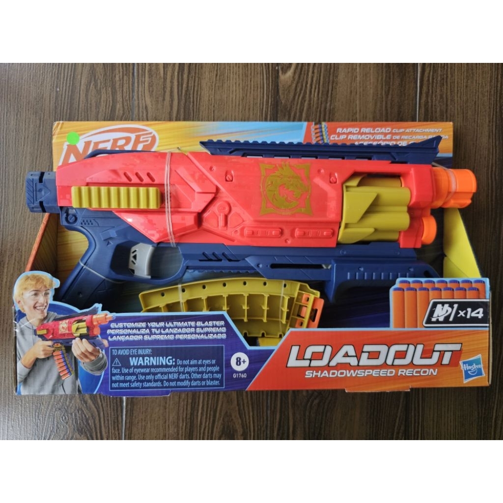 Nerf Loadout Shadowspeed Recon (Hasbro Original) NEW