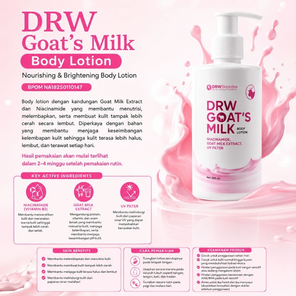 DRW Goats Milk Body Lotion DRW Skincare