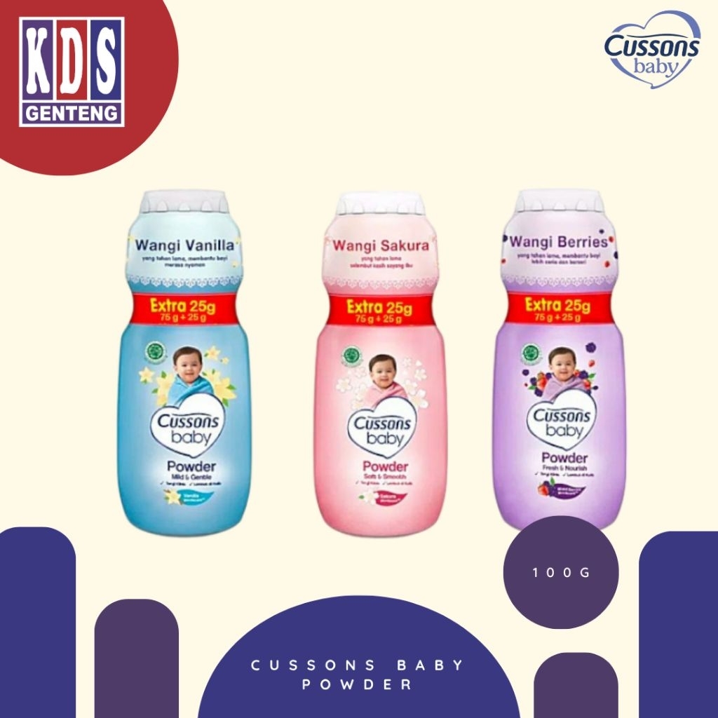 CUSSONS BABY POWDER 100gr