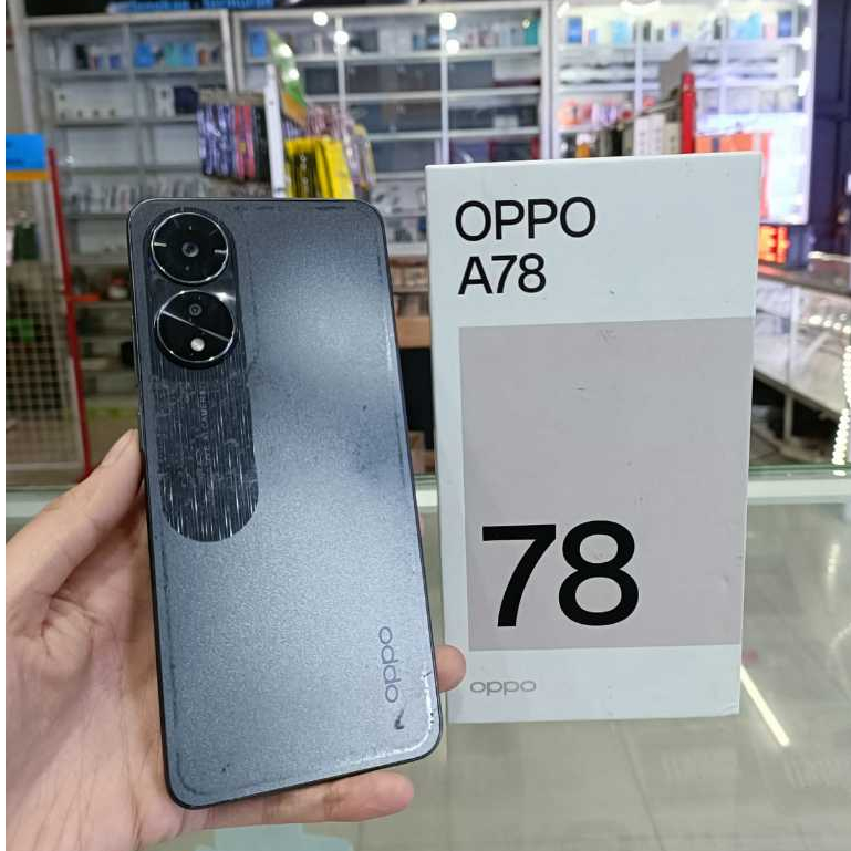 OPPO A78 4G 8/256GB 8 256 SECOND SEKEN BEKAS RAM 8 INTERNAL 256