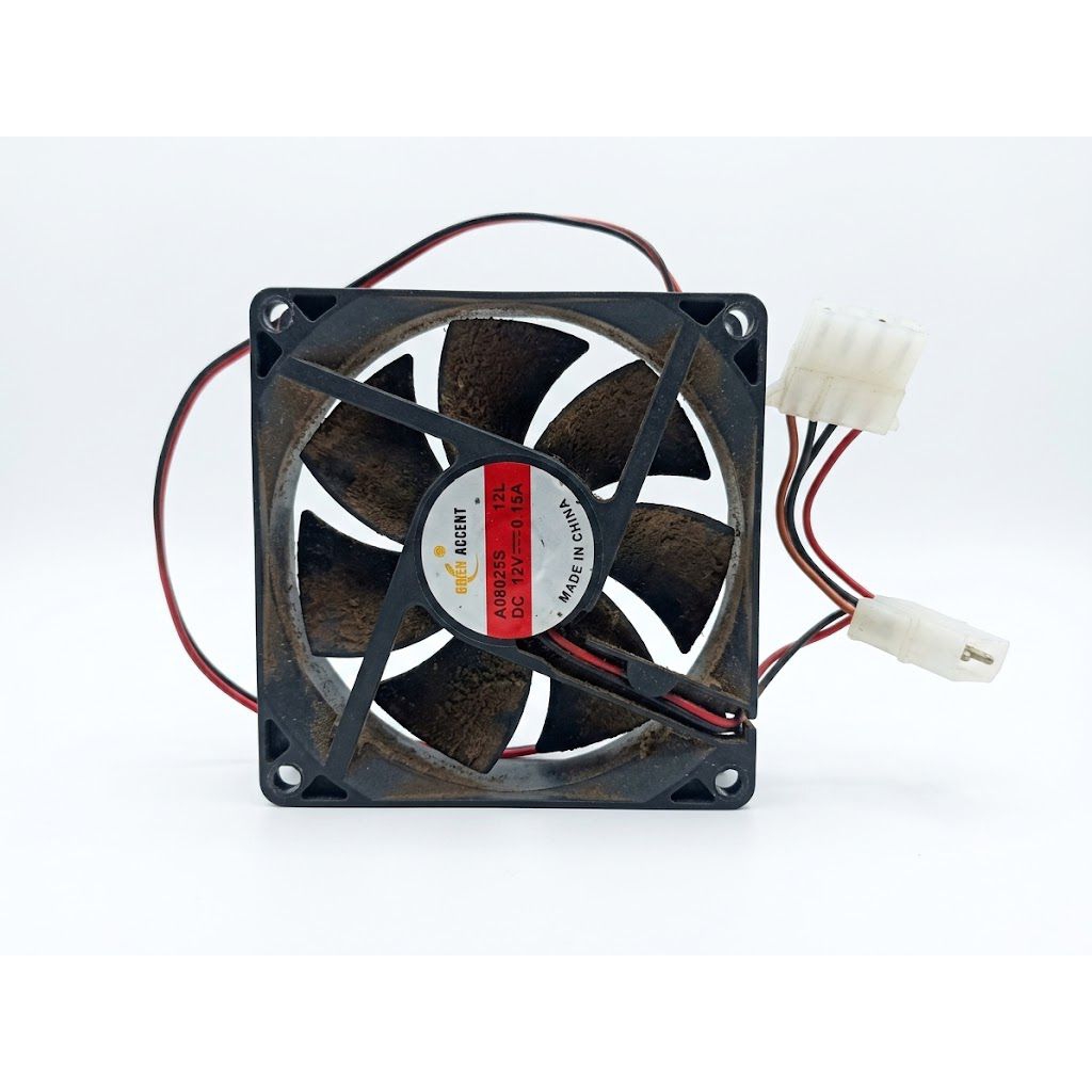 kipas DC 12 V 24 V 8x8 cm