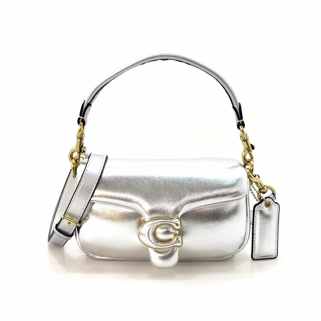 Tas Selempang Wanita CH Pillow Tabby Shoulder Bag 18 Metallic