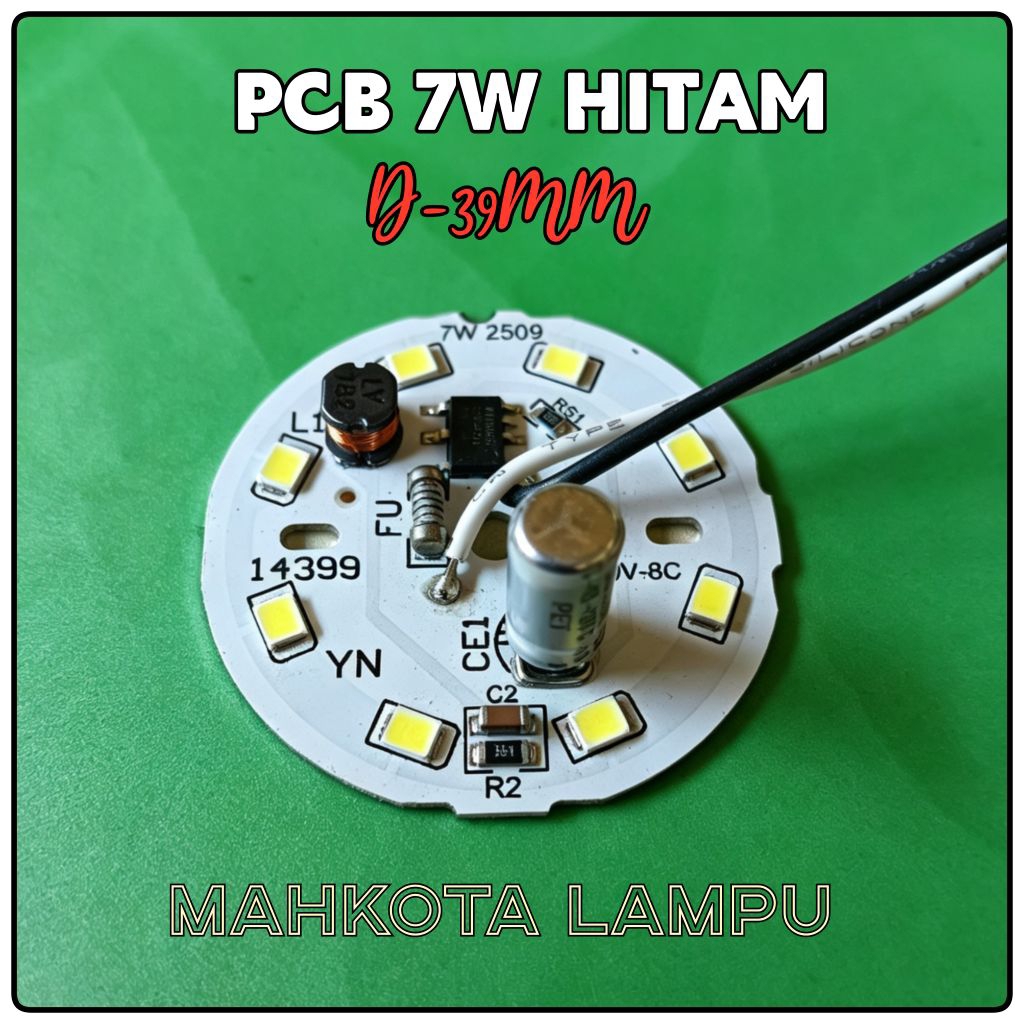 PCB LAMPU LED AC 7W PUTIH SUPER TERANG