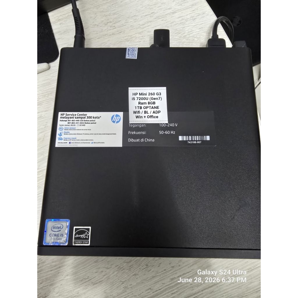 Mini PC HP 240 G3 - Intel i5 gen 7
