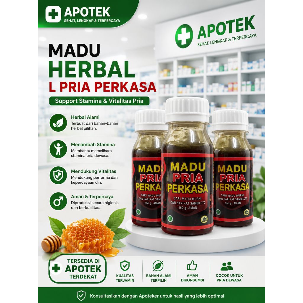 MADU HERBAL L PRIA PERKASA..