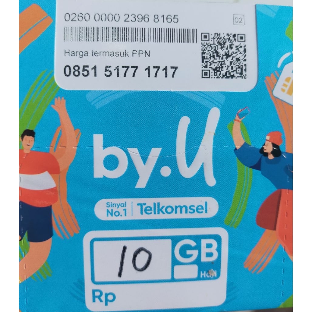 Telkomsel byu jitu 1717