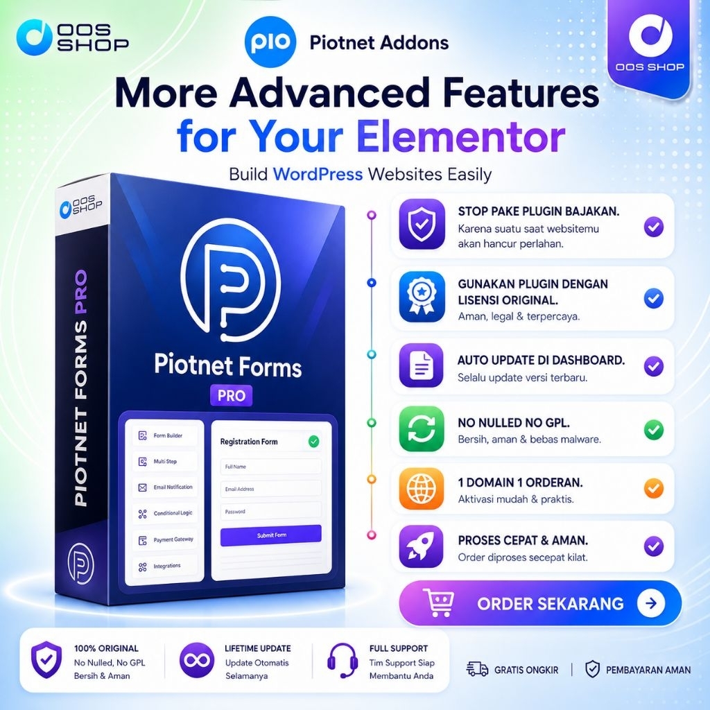 PAFE PIOTNET ADDONS FOR ELEMENTOR 100% Original License LifeTime Automatic Update + Full personal su