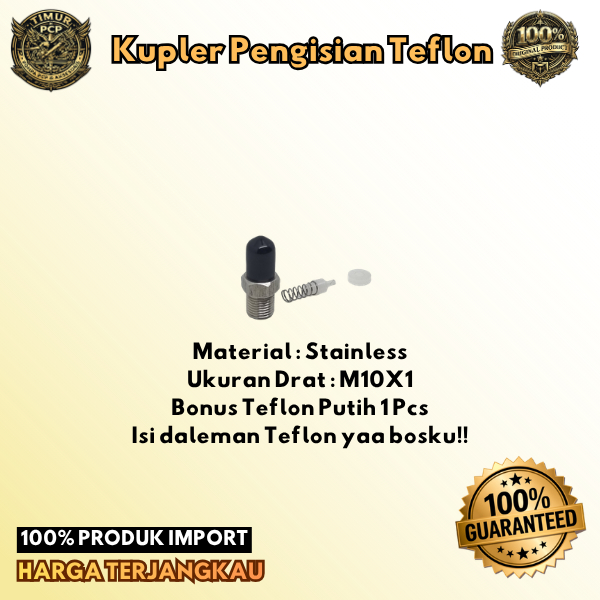 Kupler Pengisian PCP | Kupler Jantan PCP | Kupler PCP | Kupler Jantan Stainless | Kupler Pompa PCP