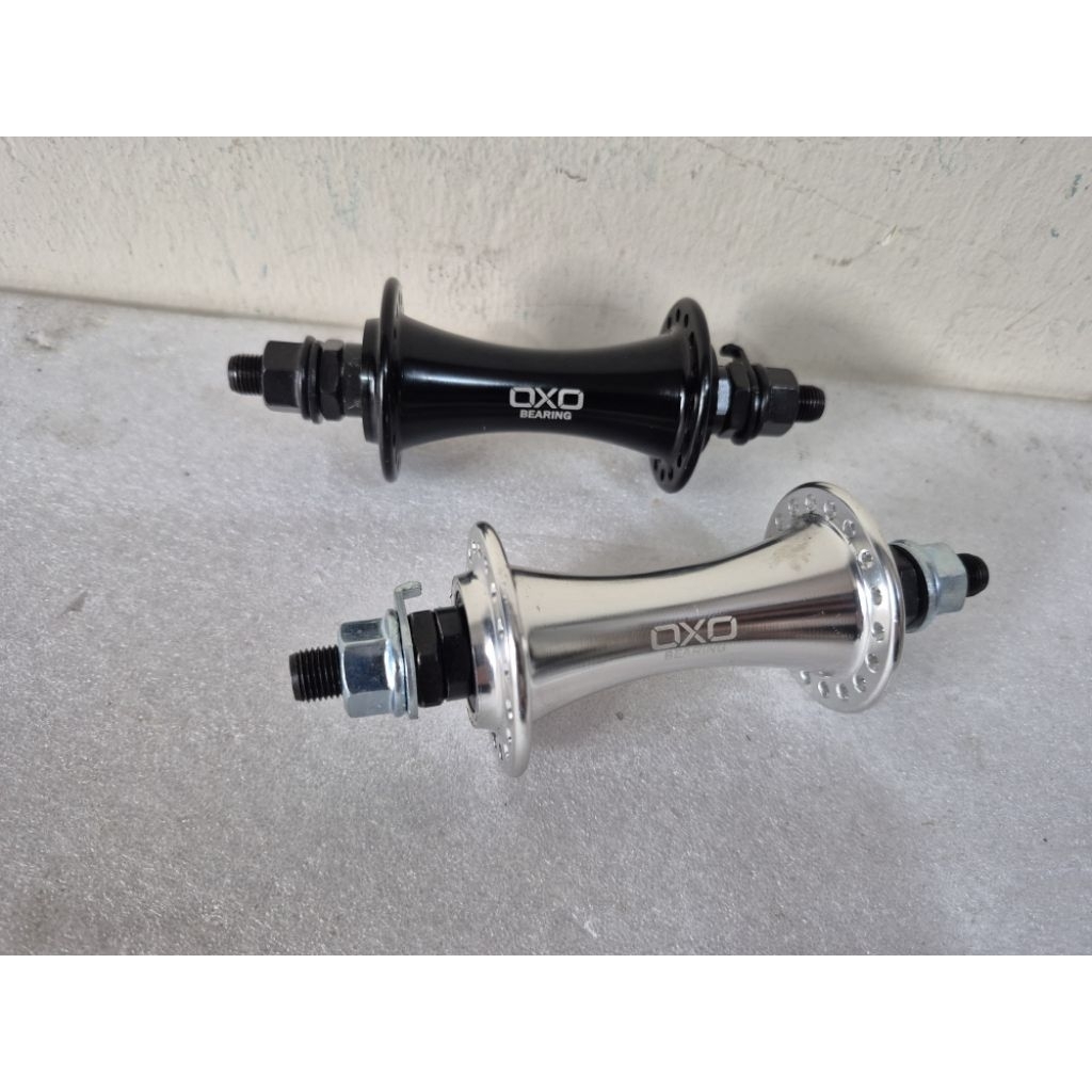 Hub Depan Fixie OXO Hub Bearing Fixie oxo 32 36 hole bisa untuk sepeda BMX dan Fixie warna hitam dan
