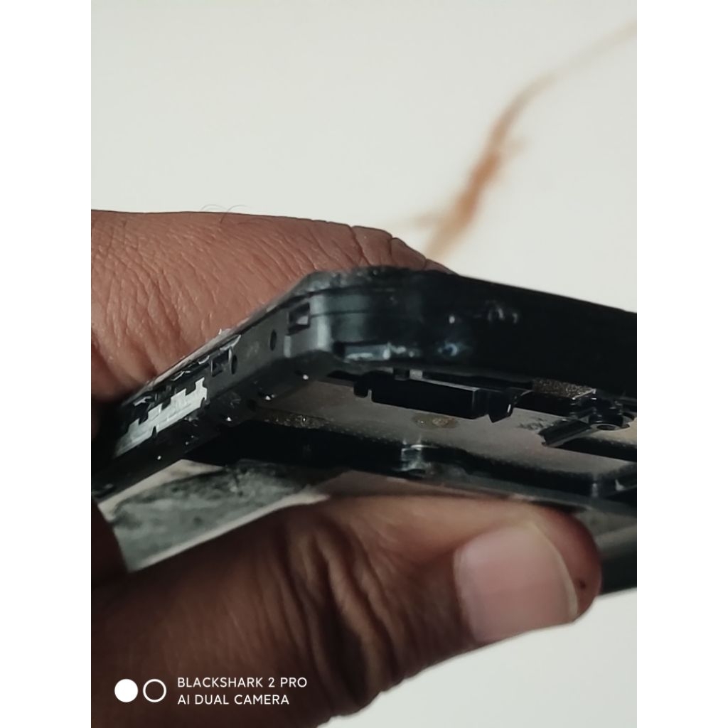 FRAME TATAKAN LCD REDMI 12C ADA CUIL DIKIT LIHAT FOTO BEKAS COPOTAN