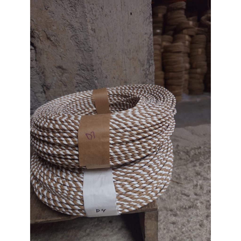 Tali kertas paper rope D3 warna zebra diameter 3mm