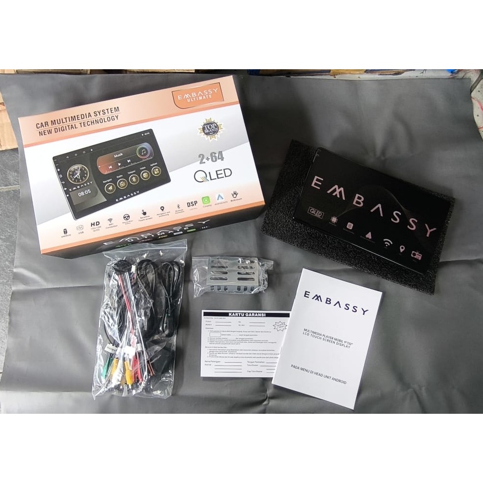 Head Unit TV Mobil Android 12 Embassy ULtimate Neptunus 9 inch 2/64