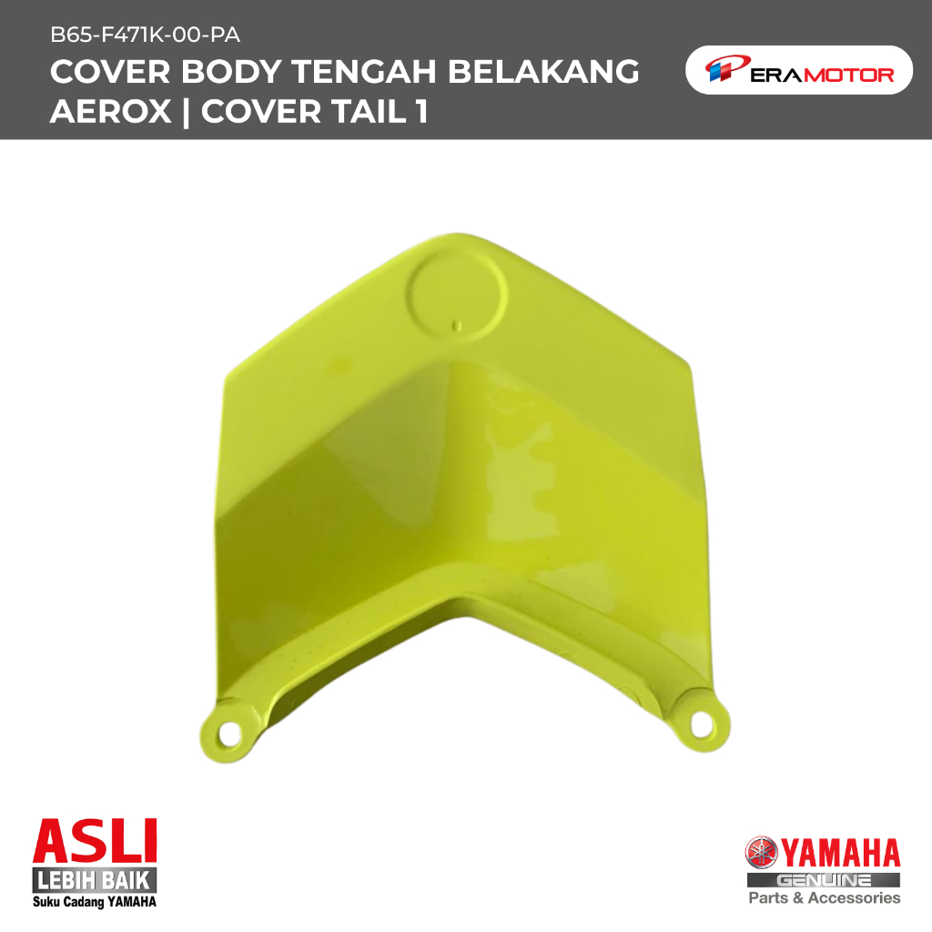 COVER BODY TENGAH BELAKANG AEROX | COVER TAIL 1 (B65-F471K-00-PA)