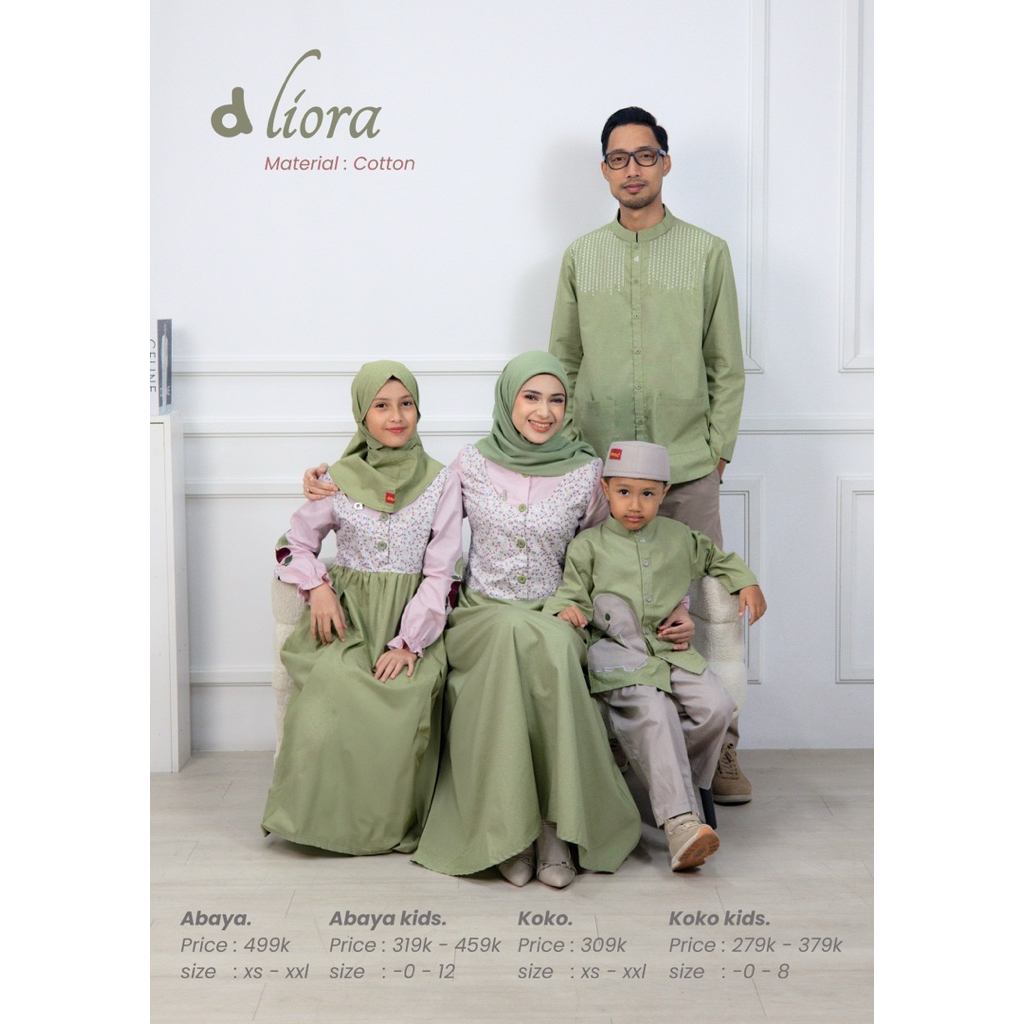 Abaya dannis D’Liora/Sarimbit dannis dewasa terbaru