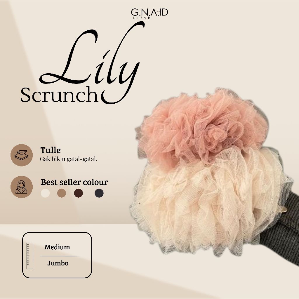G.N.A.ID - Lily Scrunchies