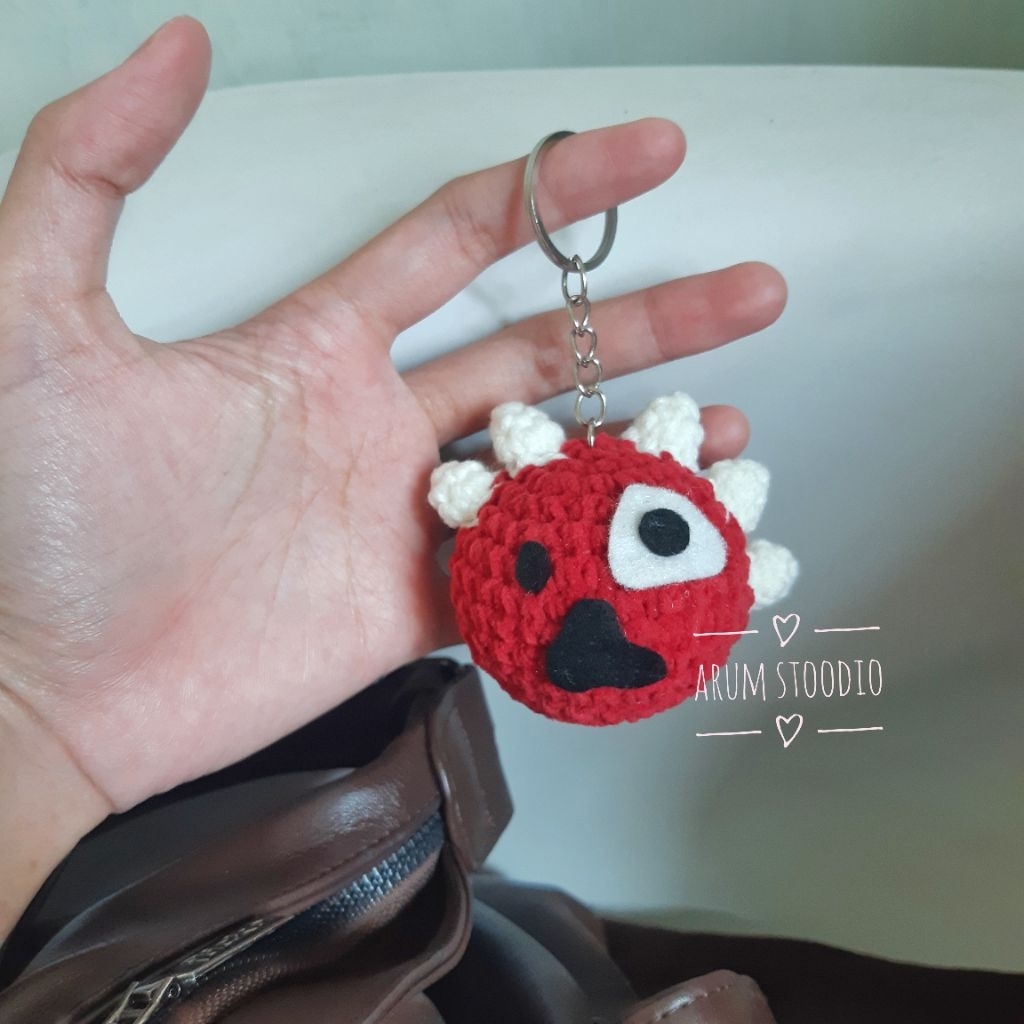 GANTUNGAN KUNCI RAJUT CORTIS BALL CROCHET KEYCHAIN CORTIS BALL