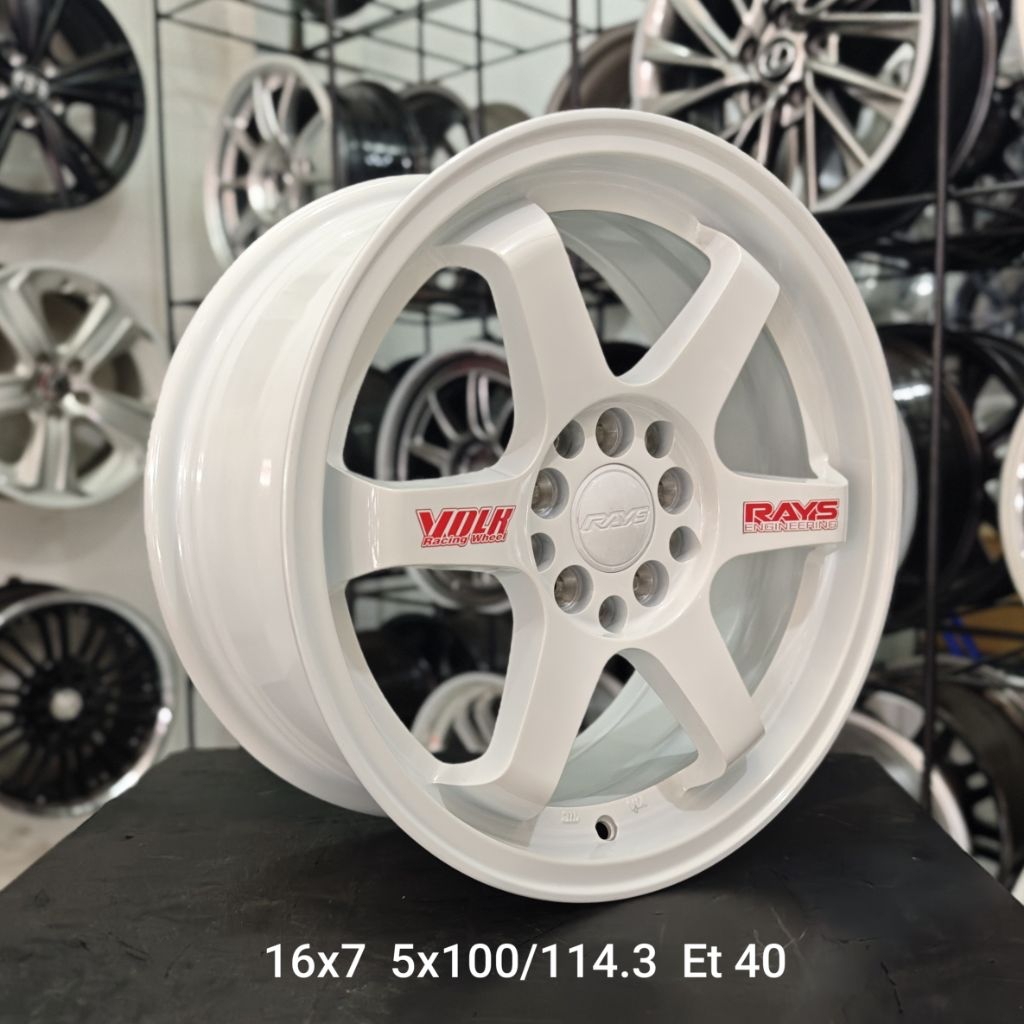Velg Te37 R16 Pcd 5x100/114.3 Lebar 7 Et 40