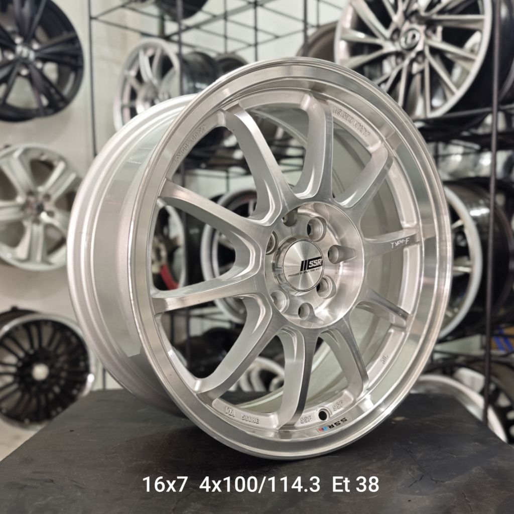 Velg SSR Type F R16 Pcd 4x100/114.3 Lebar 7 Et 38