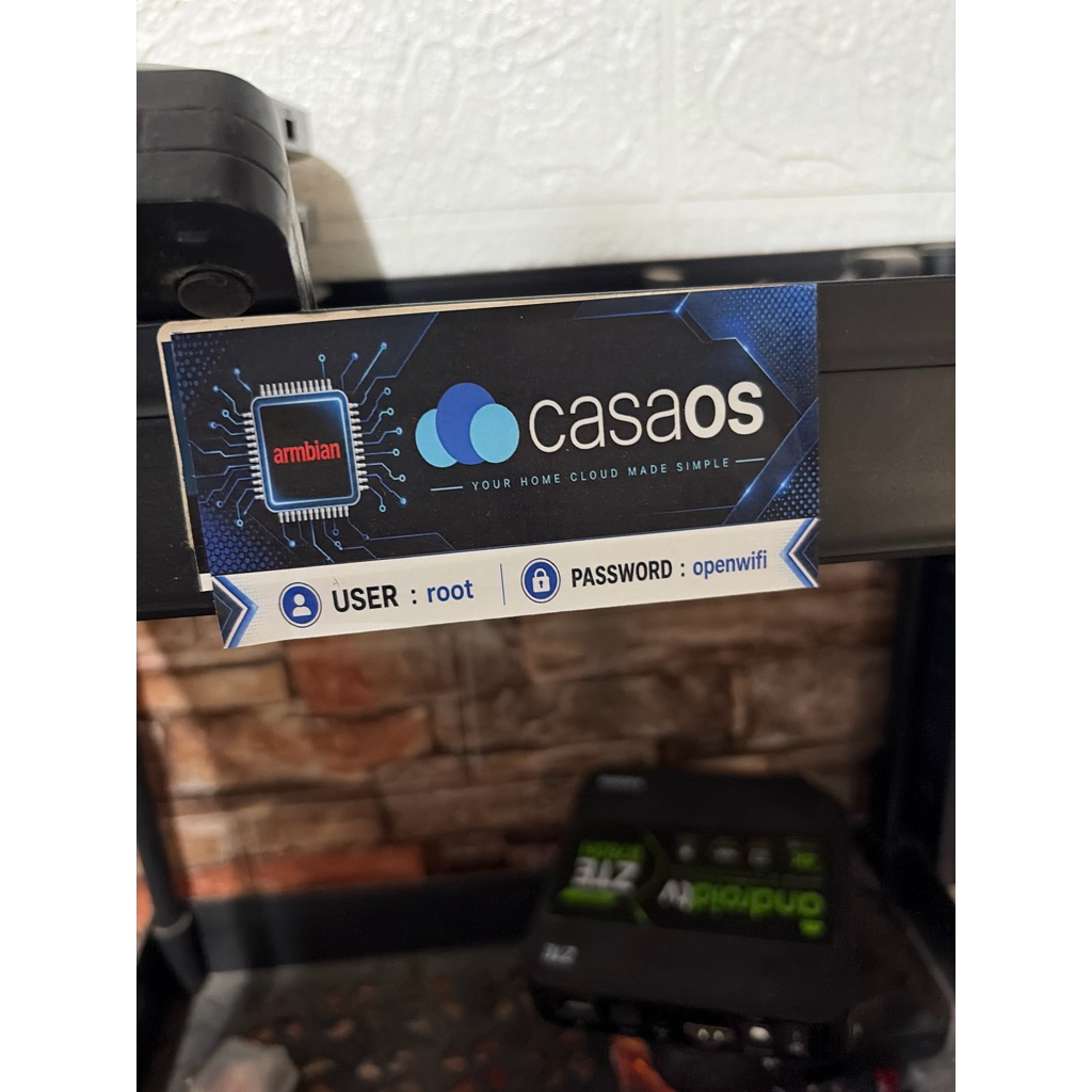 STB HG680P Armbian Casa Os Sudah root unlock tingal seting aja