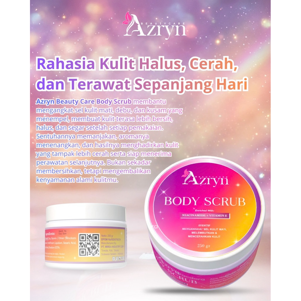 Body scrub azryn beauty care