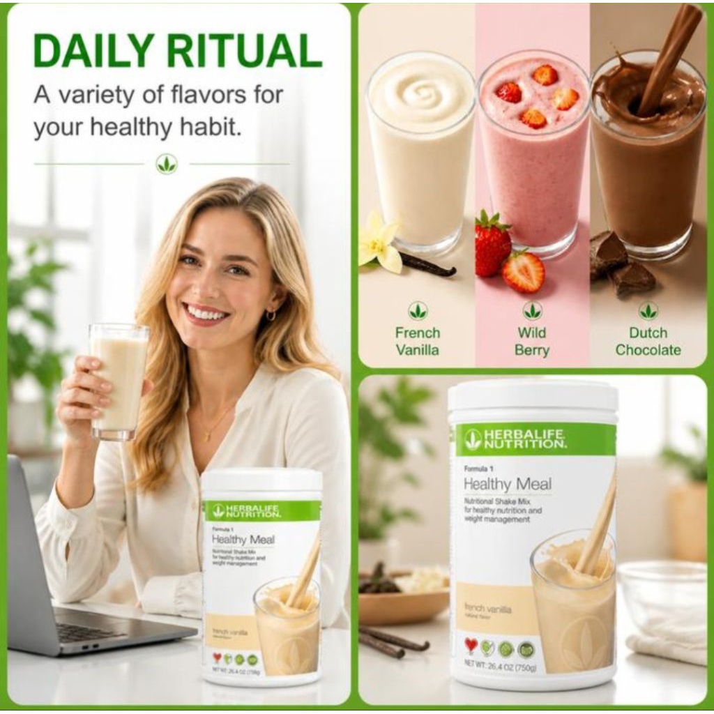 Shake Herbalife100%originalbarcodelengkap