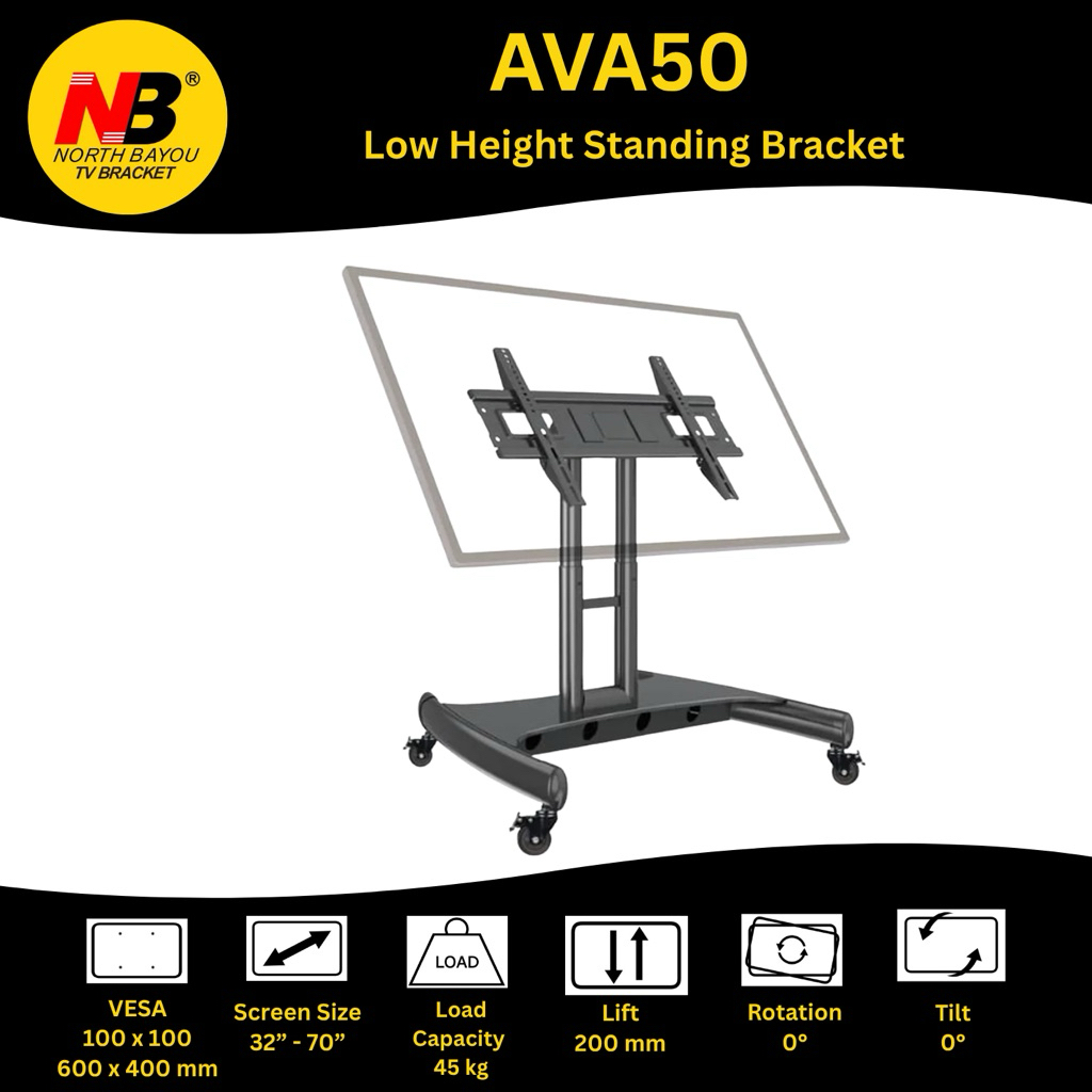North Bayou NB AVA50 Standing Bracket ( 32 inch to 70 inch ) For Display TV LED LCD OLED