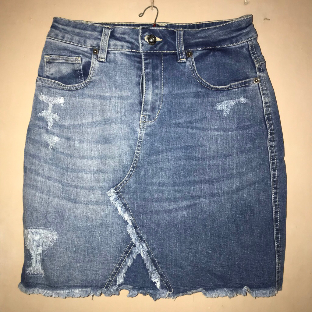 rok span jeans preloved