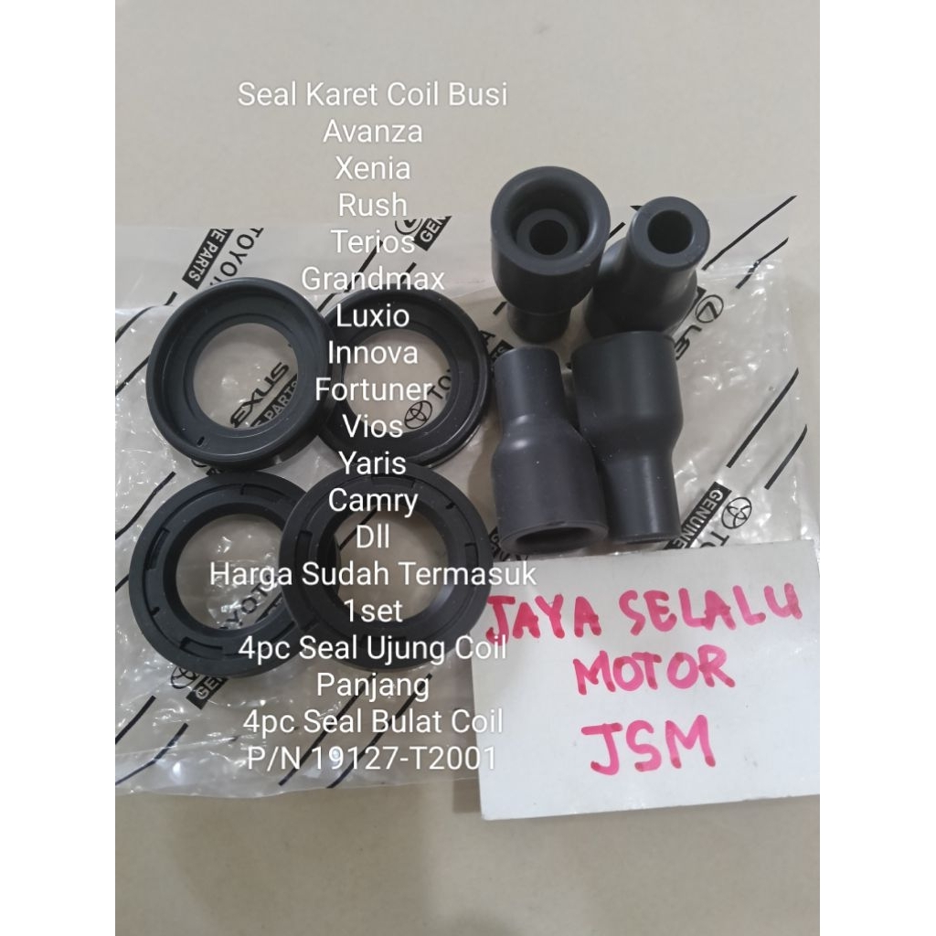 Oil Seal Gasket Coil Oli Sil Karet Coil Koil Busi Toyota Avansa Avanza Xenia Rush Terios Inova Innov