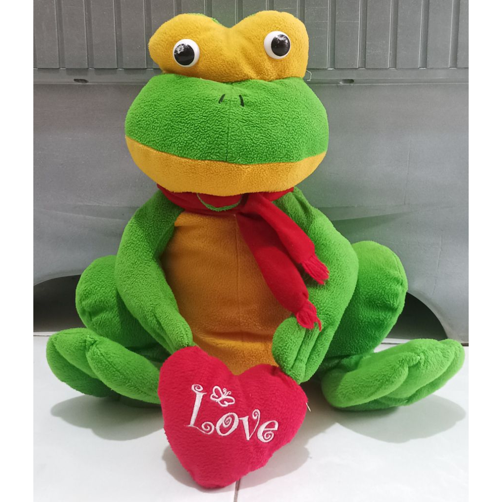 Boneka Katak Kodok Keroppi Besar, Murah, Lucu, dan Imut