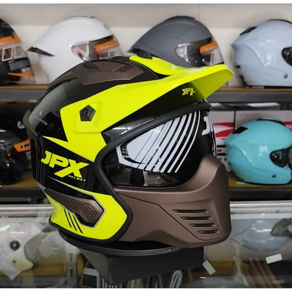 HRLM JPX MX 726 BLACK YELLOW XL