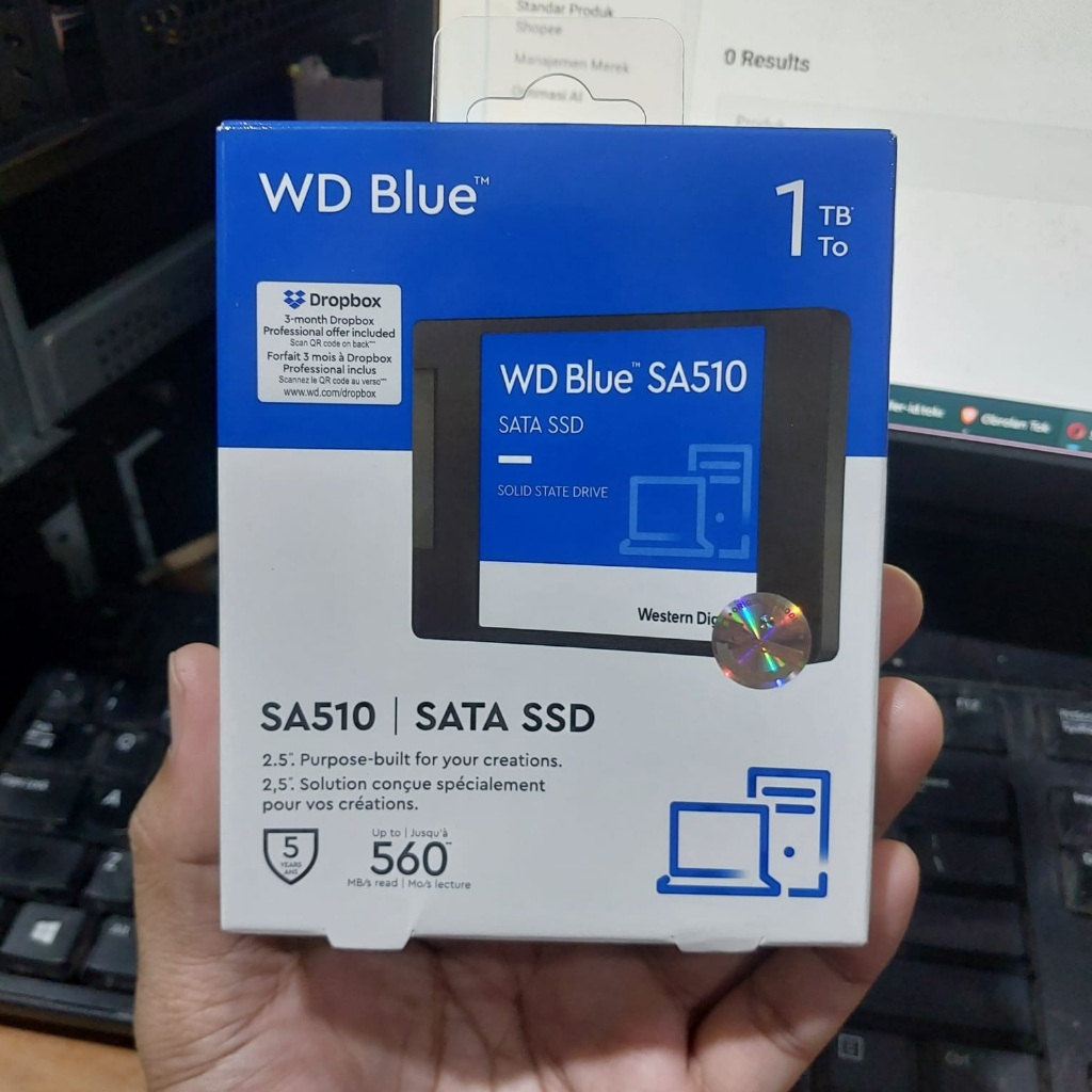 SSD 1TB 2,5inch Sata 3 WD blue murah ssd wd 1TB sata III likenew box second original