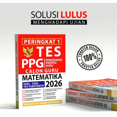 Buku PPG Guru Matematika 2026 - Buku Soal PPG Calon Guru Matematika 2026 - Media Eduka