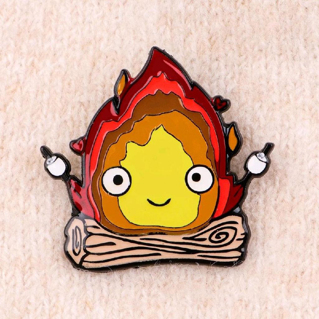 Bros Pin Enamel Calcifer Calcifer