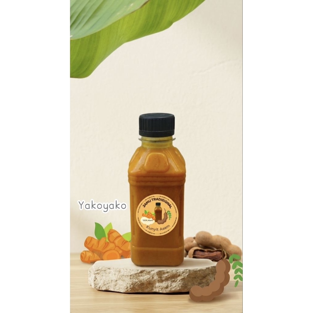 Jamu Kunyit Asem/ Jamu Kunyit Asam 250ml fresh