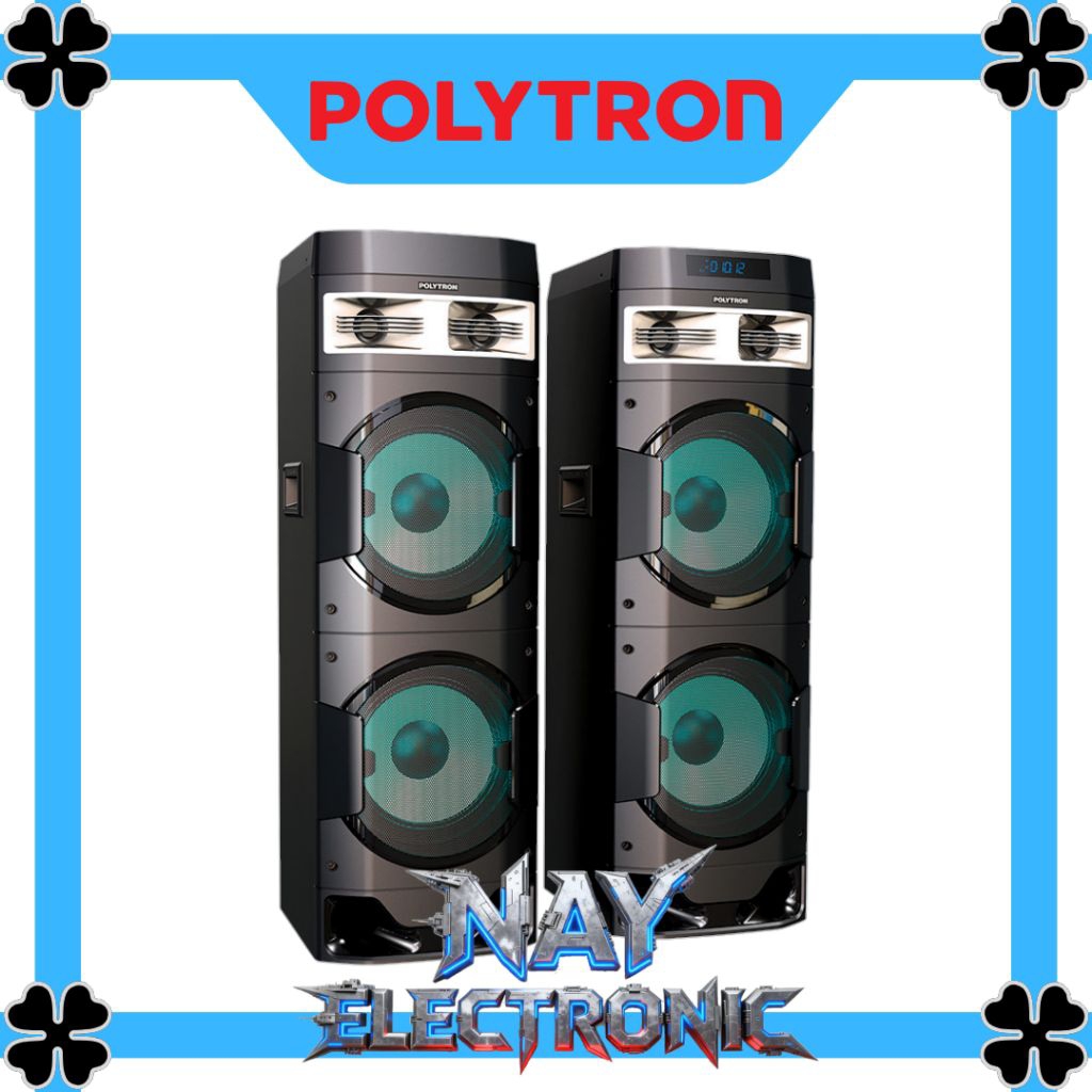 Polytron PAS 10DF28 Bluetooth Speaker Aktif Karaoke 10 Inch PAS10DF28 || Speaker Polytron - PAS-10DF