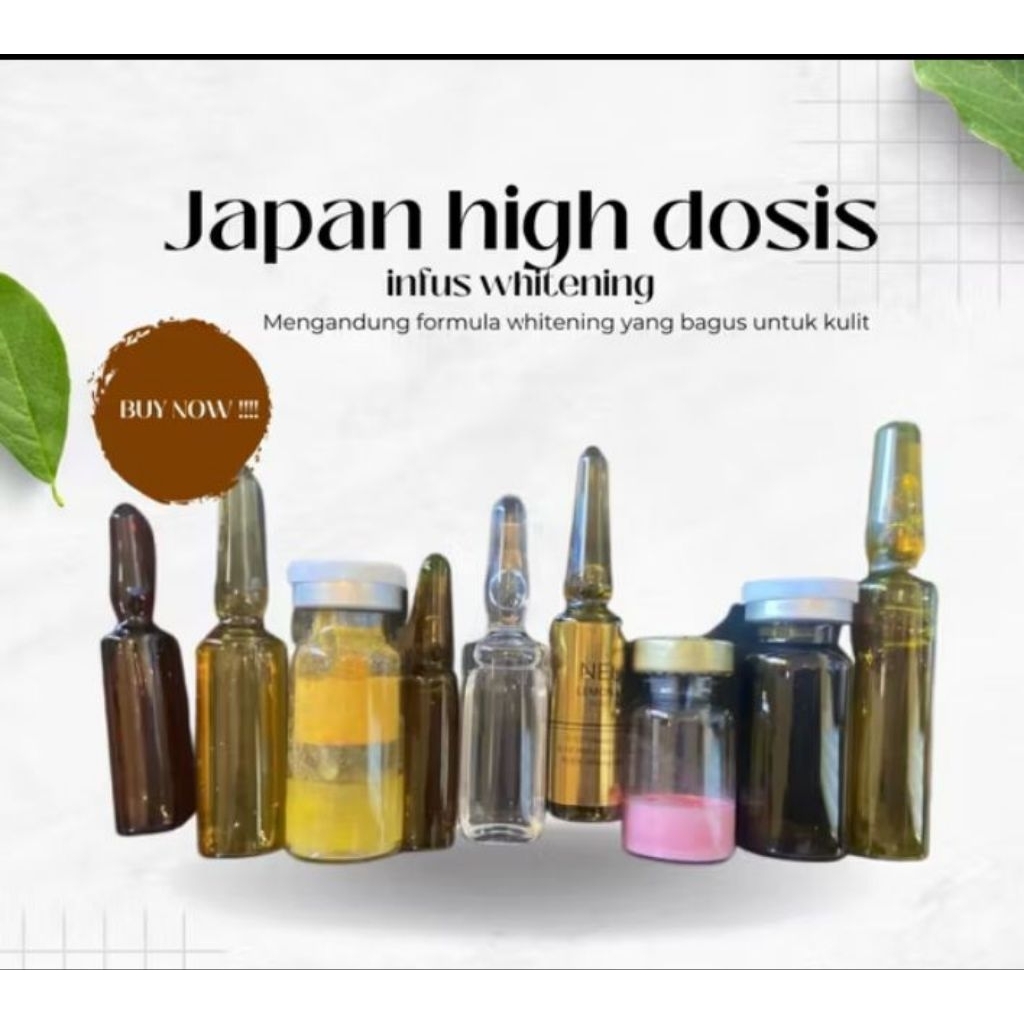 Infus whitening Japan high dose chromosome free Alkes lengkap