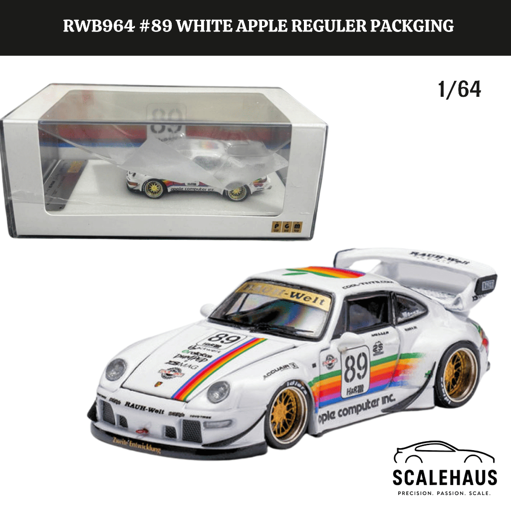 PGM 1/64 RWB964 #89 White Apple Reguler Packging