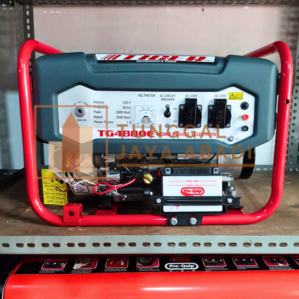 Genset Bensin Tiger TG4880E - 2800 Watt