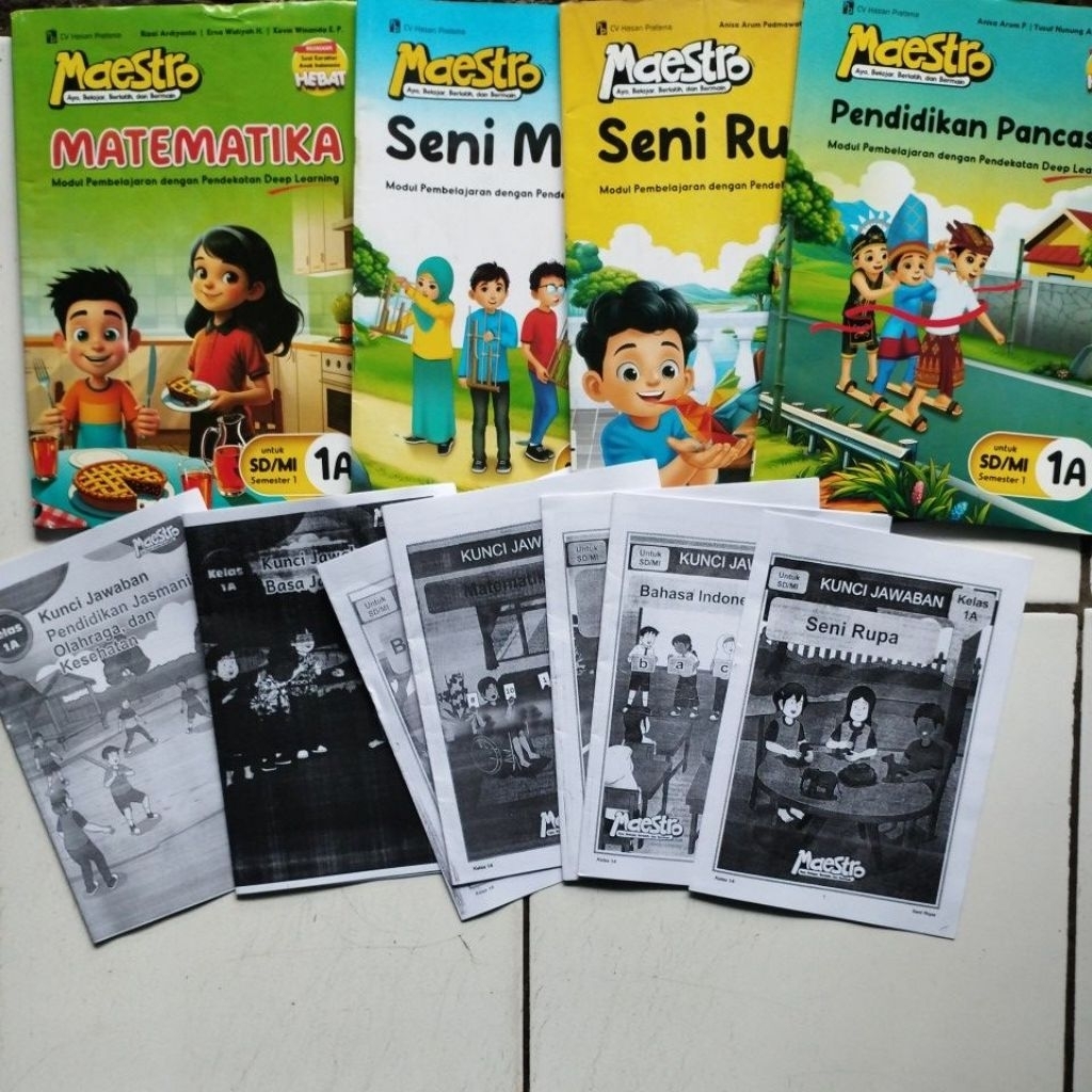LKS KELAS 1 SD/MI SEMESTER 1 MAESTRO + KUNCI (SEBAGIAN)