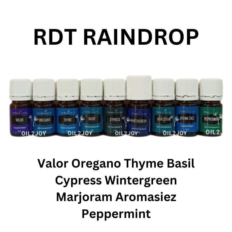 RDT Raindrop Blend YL Essential Oil Immune Booster 5ml 10ml Cypress Valor Wintergreen Marjoram Aroma
