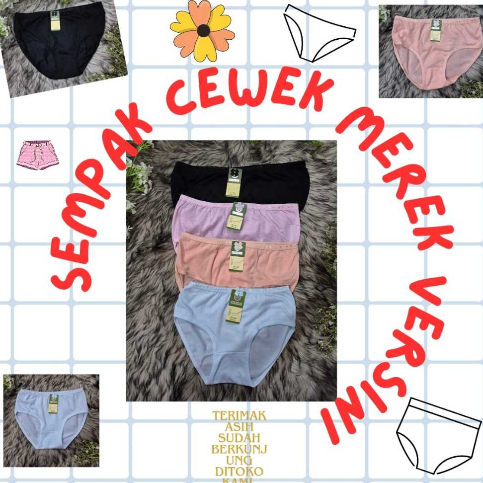 VERSINI celada dalam (CD) cewek ukuran  M ,L ,XL, XXL 1PCS/ per lusin