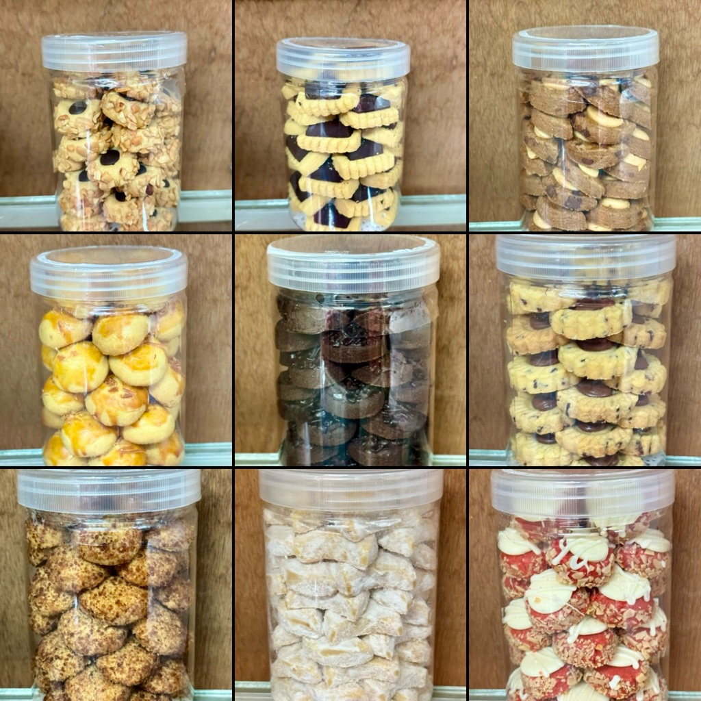 Premium Aneka Kue Kering Lebaran Varian Rasa 800ml Kue Lebaran Premium Toples Nastar Nutella Putri S