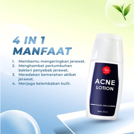 VIVA ACNE LOTION // JSELECTIV X JHON KOSMETIK // Lotion Jerawat VIVA -  ORI BPOM COD